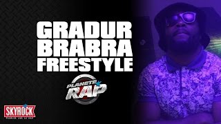 Gradur amp BraBra en freestyle PlanèteRap [upl. by Errot]