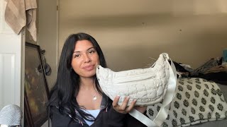 ASMR what’s in my everyday bag tapping whispers scratching [upl. by Ennoved]