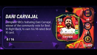 CARVAJAL 98 ALL SBC SOLUTION MADFUT 24 [upl. by Eliga]