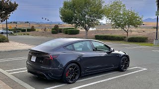 2024 Tesla model 3 Performance stealth grey w white interior [upl. by Madella23]