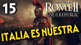 AUGE DE ROMA cap 15 Roma no se hizo en un día Total War ROME 2  RISE OF THE REPUBLIC 🔴 DIRECTO [upl. by Adnalro]