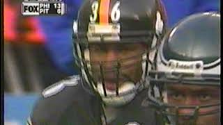 Brian Dawkins hit on Jerome Bettis [upl. by Atnwahs]