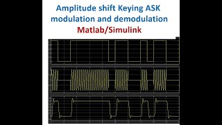 Amplitude shift Keying ASK modulation and demodulation MatlabSimulink [upl. by Nesrac]