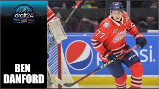 2024 NHL Draft  Ben Danford  2324 Highlights [upl. by Atirabrab]