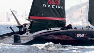 Cup Spy Highlights  Alinghi Red Bull Racing  AC75  Day 103  Barcelona  Nov 17 2023 [upl. by Nariko]