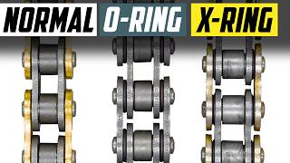 ORing vs XRing vs “Normal” Motorcycle Chains  What’s The Difference [upl. by Akcinat619]