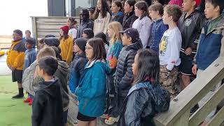 Our Year 6 students saying goodbye at the camp MERC Long Bay 24 [upl. by Eiramanin]