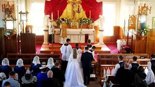 SSPXNZLIVE  Nuptial Mass of Regan Baucke and Jacinta Morgan  Sung Mass  15 April 2023 [upl. by Andria]