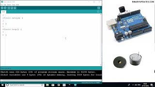 Buzzer with Arduino to Generate a Tone [upl. by Ryhpez627]