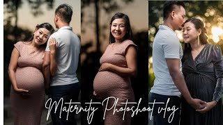 MATERNITY PHOTO SHOOT VLOG 🤰🏼 FULL VIDEO [upl. by Klemens636]