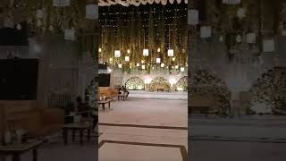 Wedding event luxury stage grand stage elegant decor [upl. by Ahaelam]