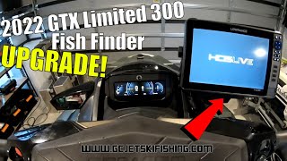 2022 Seadoo GTX Limited 300 fish finder UPGRADE and Installation [upl. by Akere300]