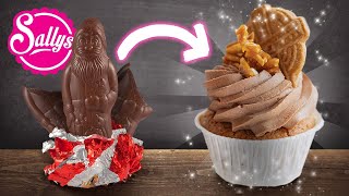 Resteverwertung – Nikolaus amp Spekulatius  weihnachtliche Cupcakes  Sallys Welt [upl. by Eenattirb747]