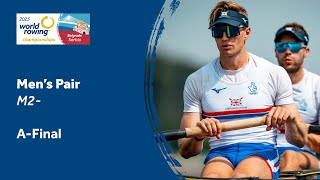 2023 World Rowing Championships  Mens Pair  AFinal [upl. by Nylaroc]