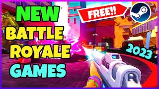 Top Free Battle Royale Games to play in 2023 New GamesSteam [upl. by Garbe]