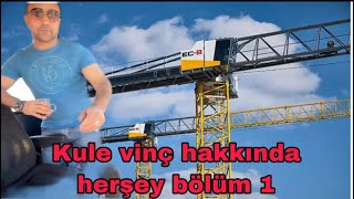 Kule vinç kullanımı nasıl çalışır kulevinç [upl. by Adnahc20]