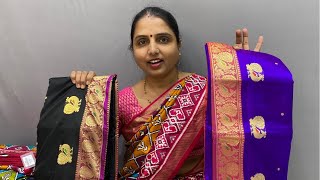 Patola saree and Peshawai paithani  Special Offer  Kasturi Paithani [upl. by Naima]