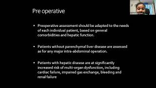 Anesthesia for Hepatectomy and hepatobiliary oncosurgery [upl. by Ecitsuj]