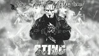 AEW Sting Theme Arena Effect quotArrivalquot [upl. by Nennerb700]