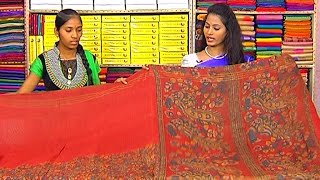 Pure Silk Kalamkari Print Saree  New Arrivals  Vanitha TV [upl. by Ahsiena]