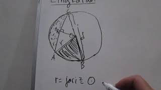 Lingkaran dan Bagianbagiannya Jarijari Diameter Busur Tali Busur Juring Tembereng Apotema [upl. by Cos]