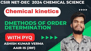 methods of order determination l chemical kinetics [upl. by Kin496]