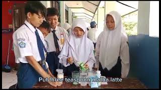 Group three procedure text how make to matcha latte 🍵 [upl. by Attah]