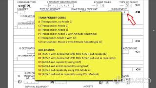 ICAO flight plan  items 316 [upl. by Rafat]