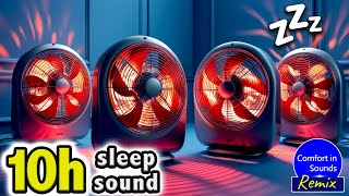 LOT OF FAN HEATER SOUNDS to Sleep Deeply NO ADS White Noise to Relax Fall Asleep or Focus [upl. by Suzzy]