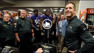 Inside Ravens Locker Room After Beating Steelers  Baltimore Ravens [upl. by Aitsirt]