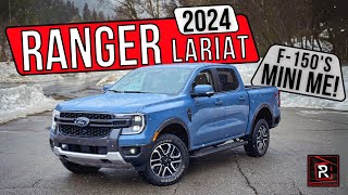 The 2024 Ford Ranger Lariat Is A Modernized Midsize Truck With Superior Turbo Power [upl. by O'Brien871]