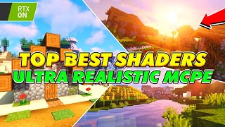 TOP 1 SHADERS REALISTIC MCPE 121 amp 120 Support Low And Mobile Device  minecraft shaders rtx [upl. by Reemas]