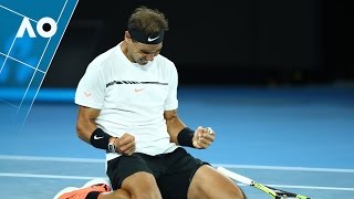 Nadal v Raonic match highlights QF  Australian Open 2017 [upl. by Phylys641]