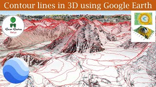 Create and Visualize Contour Lines in 3D using QGIS amp Google Earth [upl. by Aihsiek]