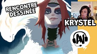 Rencontre dessinée 3  Krystel autrice de Petits Dieux aux éditions Dargaud [upl. by Garate]