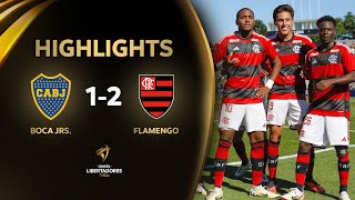 BOCA JUNIORS vs FLAMENGO 12  RESUMEN  CONMEBOL LIBERTADORES SUB 20 2024 [upl. by Elroy703]