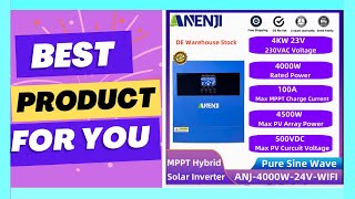 4KW 2KW Solar Hybrid Inverter 24V12V Off Grid [upl. by Neibaf]