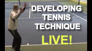 Developing Tennis Technique Steps 120 [upl. by Ahsenrad]