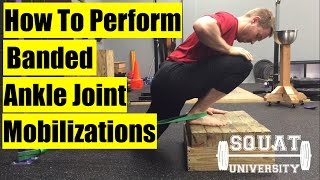 Banded Joint Mobilizations for Stiff Ankles [upl. by Nnaj]