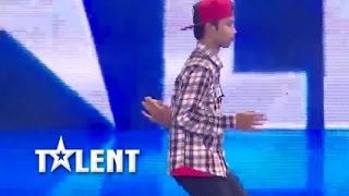 Robot Dancing Got Talent Cambodia Judge Audition  PP 0267 ព្រហ្ម សុខរីណា  30 Nov 2014 [upl. by Hnahc16]