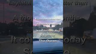 Laylatul qadr is better than thousands monthssurahrecitation surah quran quranrecitation dua [upl. by Sulohcin922]