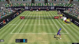 Lorenzo Musetti VS Gregoire Barrere  Stuttgart 2023  Tennis Elbow 2013  Gameplay [upl. by Eylrac]