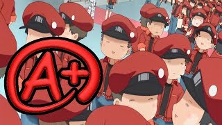 Anatomy easy as ABC with Hataraku Saibou  Cells at Work Anime Part 1 [upl. by Amairam]