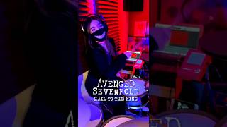 My ATTEMPT at playing HAIL TO THE KING by AVENGED SEVENFOLD 😱 shorts [upl. by Artened]