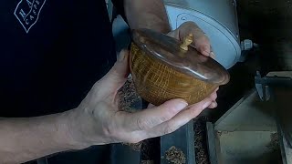 Quartersawn White Oak Box with Walnut Lid [upl. by Gonyea]