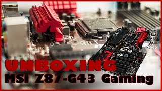 MSI Z87G43 Gaming  UNBOXING FR [upl. by Eimas]