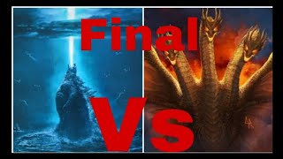 Godzilla vs King ghidorah part 3 final animation [upl. by Herahab]