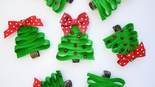 the RABOM Christmas Tree Ribbon Sculpture Hairclip [upl. by Rozina587]