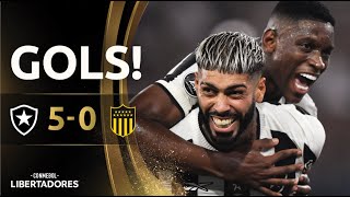 GOLS  BOTAFOGO X PEÑAROL  SEMIFINAL  CONMEBOL LIBERTADORES 2024 [upl. by Kristoforo811]