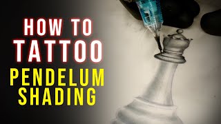 Tattoo Shading Techniques  PENDELUM SHADING [upl. by Attenyt]